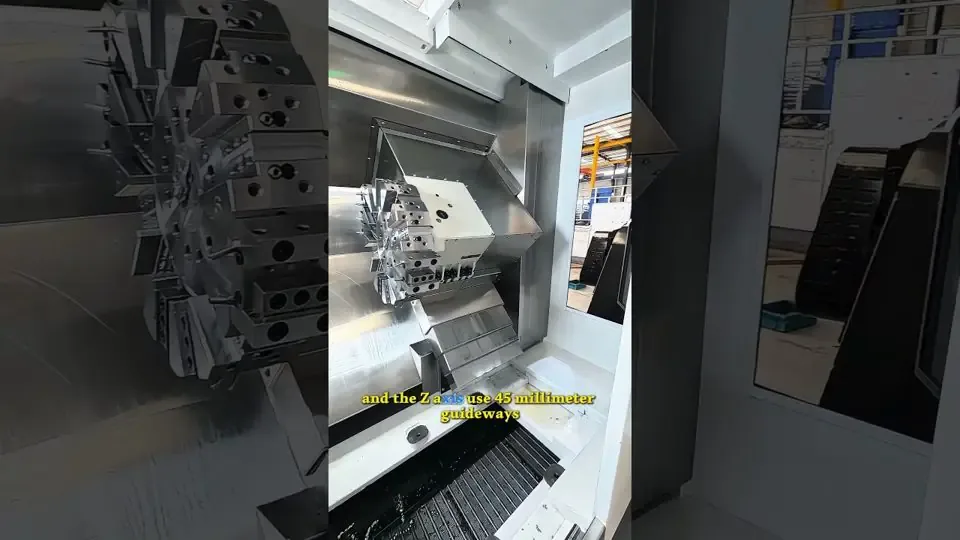 Turning and Milling Compound Slant Bed Lathe