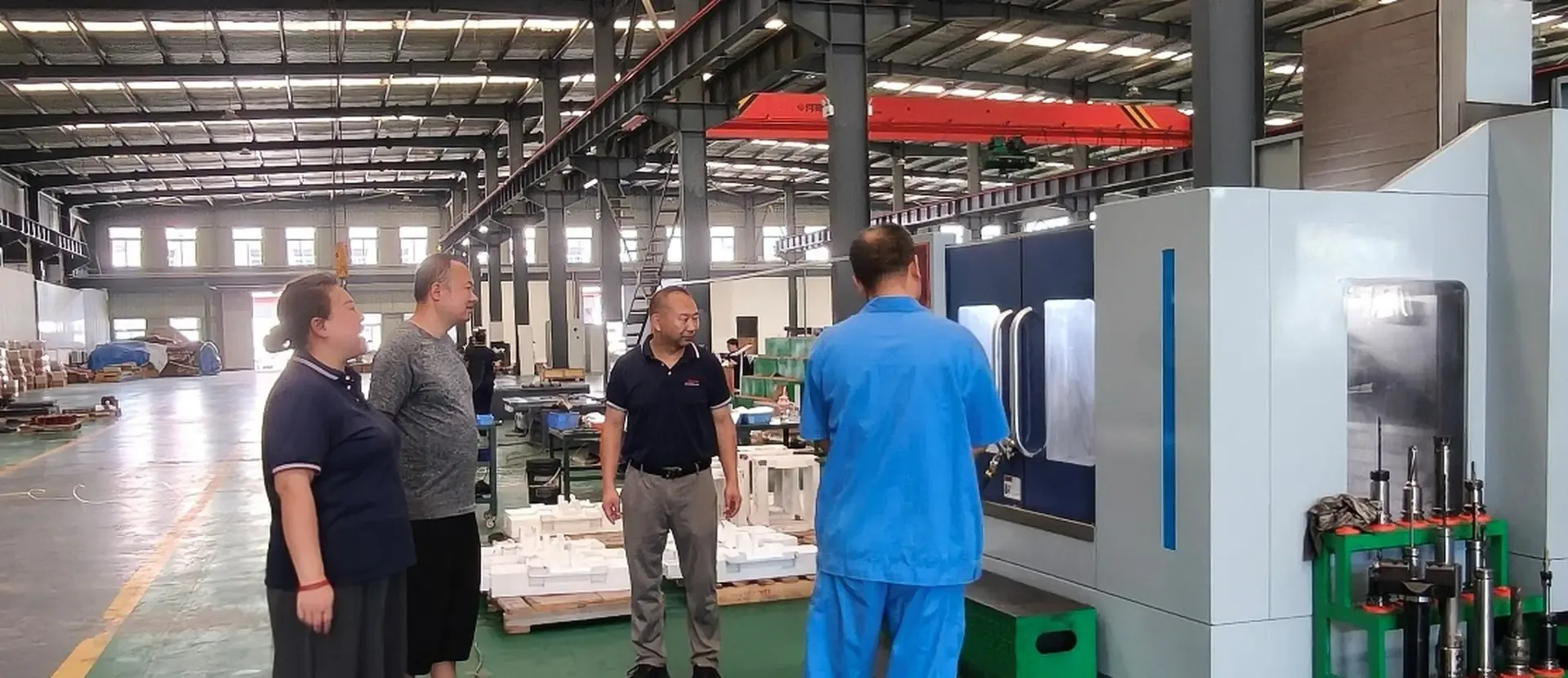HERIDIK machining center at the SJ Machinery factory